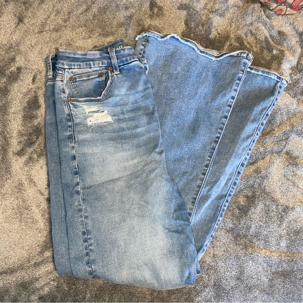 American Eagle Outfitters Light Blue Flare Jeans